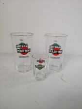 Martini vintage glass usato  Roma
