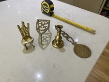 Miniature brass chair for sale  BRISTOL