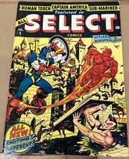 All Select Comics #1 1974 Reimpressão (Flashback) - Capitão América luta contra Hitler comprar usado  Enviando para Brazil