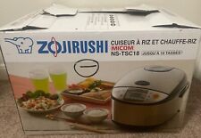Panela e aquecedor de arroz Zojirushi NSTSC18 10 xícaras Micom NOVO NS-TSC18, usado comprar usado  Enviando para Brazil