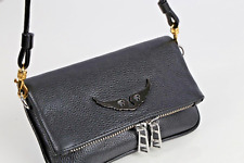 Mini bolsa tiracolo de ombro Zadig & Voltaire couro pebbled preto comprar usado  Enviando para Brazil
