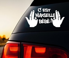 Sticker autocollant marseille d'occasion  Vieille-Église