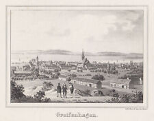 Griffhagen Gryfino Oryginalna litografia Sanne 1844 na sprzedaż  Wysyłka do Poland