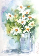Kleines aquarell feldblumen gebraucht kaufen  Dresden