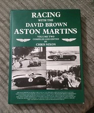 RACING WITH THE DAVID BROWN ASTON MARTINS (VOLUME 2) CHRIS NIXON, 1980, HC, READ comprar usado  Enviando para Brazil