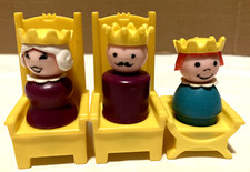 Fisher Price Little People Vintage Família Real de 3 com Tronos comprar usado  Enviando para Brazil
