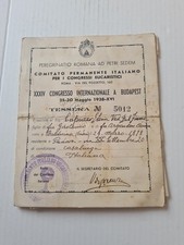 Antico passaporto italiano usato  Concordia sulla Secchia
