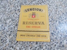 Etichetta liquore riserva usato  Firenze