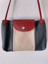 Longchamp pilage cuir d'occasion  Expédié en Belgium