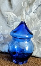 Vintage blue glass for sale  MORECAMBE