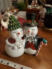 pair 1 christmas snowmen for sale  San Antonio