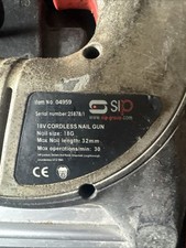 Sip nailer 18v for sale  KINROSS