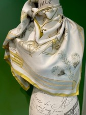 Usado, HERMES PARIS. LINDO CACHECOL DE SEDA VINTAGE-PANACHE ET FANTAISIE 1959-CAVALOS comprar usado  Enviando para Brazil