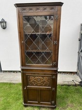 oak corner display cabinet for sale oak corner display cabinet for sale WOLVERHAMPTON