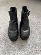 Ladies black faux for sale  BLACKPOOL