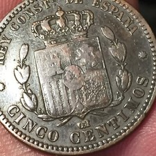 Spagna centimos 1879 usato  San Martino Buon Albergo