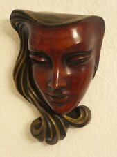 Vintage achatit wandmaske gebraucht kaufen  Wiesloch