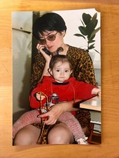 Foto vintage da moda da década de 1990 mãe e bebê jovem mulher bonita comprar usado  Enviando para Brazil