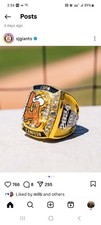 Anel San Jose Giants Dia De Los Churros Copa Campeons sem Bobbleheads  comprar usado  Enviando para Brazil