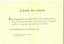 1839 venezia ricevimento usato  Milano