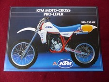 Usado, catalogue prospectus moto KTM enduro sport pro-lever   250MX  495MX  125MX comprar usado  Enviando para Brazil