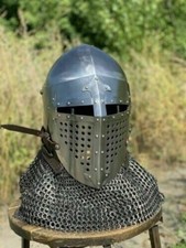 Bascinet medieval hmb d'occasion  Expédié en France