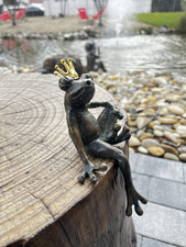 Bronze froschkönig sitzend gebraucht kaufen  Hohberg