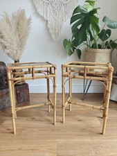 Bamboo cane bedside for sale  WARRINGTON