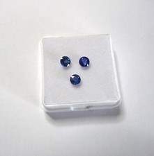 Round blue sapphires for sale  TROWBRIDGE