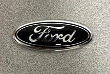 Usado, Distintivo oval Ford preto 115mm x 45mm emblema de substituição 4 1/2" compatível com Ford Fiesta comprar usado  Enviando para Brazil