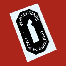 1 Whitefriars Wazon Naklejka winylowa Etykieta Wazon Retro Szkło Bańka Aztecka Kora Trumna na sprzedaż  Wysyłka do Poland