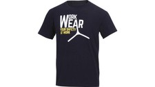 T-shirt z bawełnianym 100 180 g/m2 zaokrąglony pod szyją kolor czarny rozmiar S LAZI na sprzedaż  PL