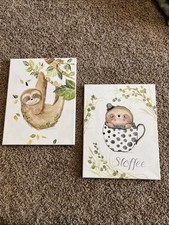 Set sloth canvas for sale  Galena
