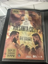 Ufc 253 autographed for sale  TARPORLEY