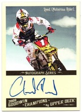 2009 Goodwin Makita Suzuki RM-Z450 Chad Reed cartão autógrafo motocross RARO, usado comprar usado  Enviando para Brazil