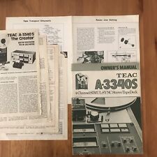 Teac 3340s reel usato  Italia