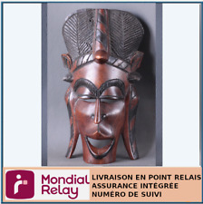 Masque africain sculpté d'occasion  Nantes-