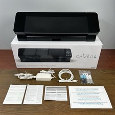 Silhouette Cameo 4 Midnight Black Edition máquina de corte com caixa - sem tapete comprar usado  Enviando para Brazil