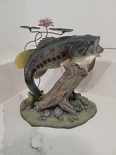 BACKWATER BASS por George Kruth Danbury arte em água doce em perfeito estado escultura de peixe  comprar usado  Enviando para Brazil