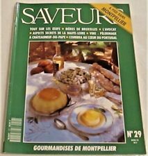 Magazine saveurs montpellier d'occasion  Lisieux