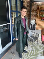 Motorrad ledermantel vintage gebraucht kaufen  Willich