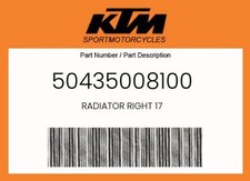 Ktm genuine radiator for sale  Christiansburg