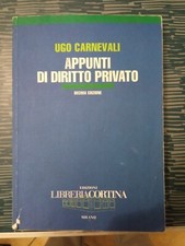 appunti diritto privato usato  Casatenovo