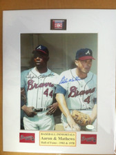 Signed hank aaron for sale  Gorham