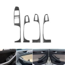 Usado, 4 peças para Volkswagen Jetta Sedan acabamento interno de tampa de controle de porta de fibra de carbono comprar usado  Enviando para Brazil