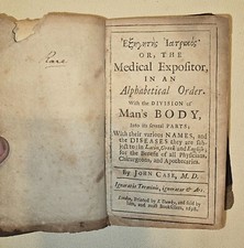 RARE 1698 Medical Expositor by John Case, M.D. – Antique Medical Reference comprar usado  Enviando para Brazil