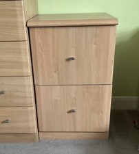 wooden file cabinets 2 drawer for sale  SCUNTHORPE