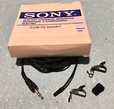 Sony ecm88 lavalier usato  Italia