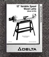 700 lathe instruction for sale  Addison