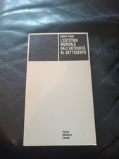 Enrico fubini estetica usato  Ancona